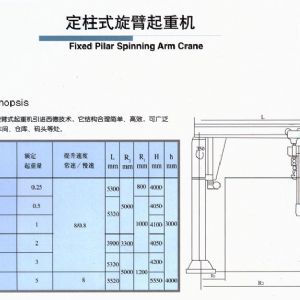 BZC型定柱式悬臂吊